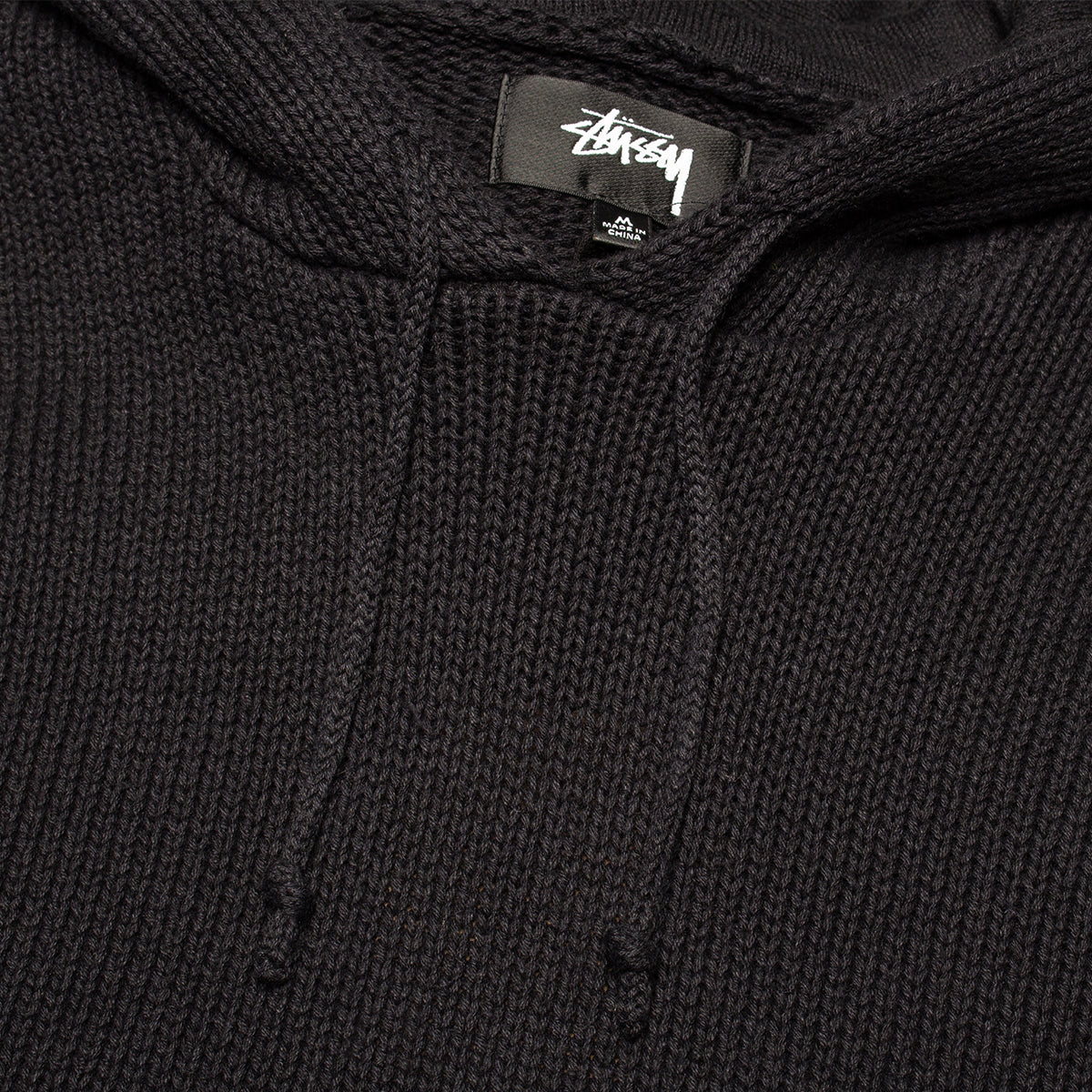 Stussy - Beach Hooded Sweater
Style # 117298
Color : Black