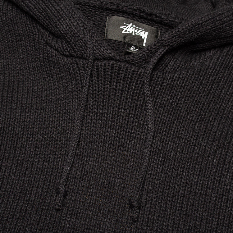 Stussy - Beach Hooded Sweater
Style # 117298
Color : Black