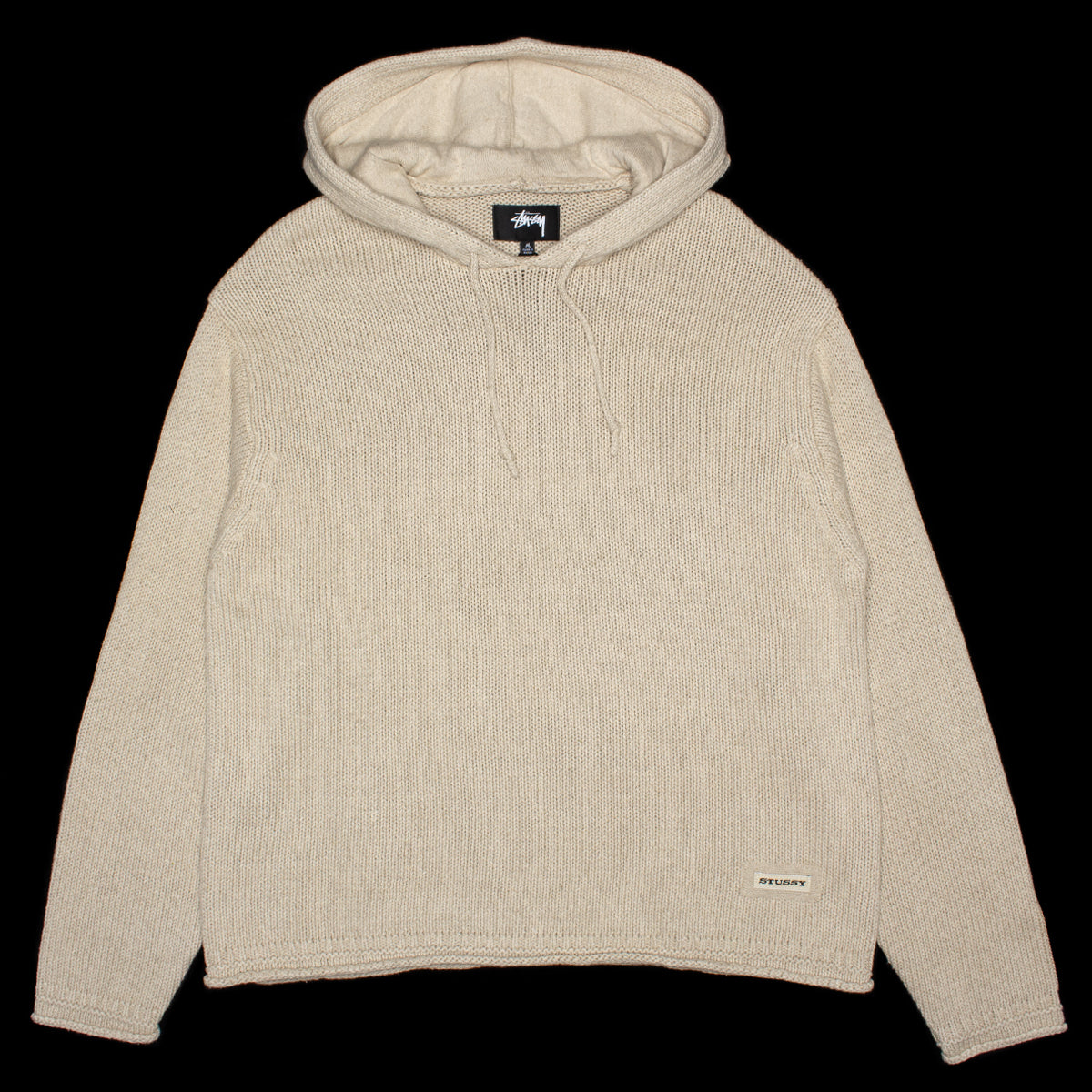 Stussy - Beach Hooded Sweater
Style # 117298
Color : Oatmeal