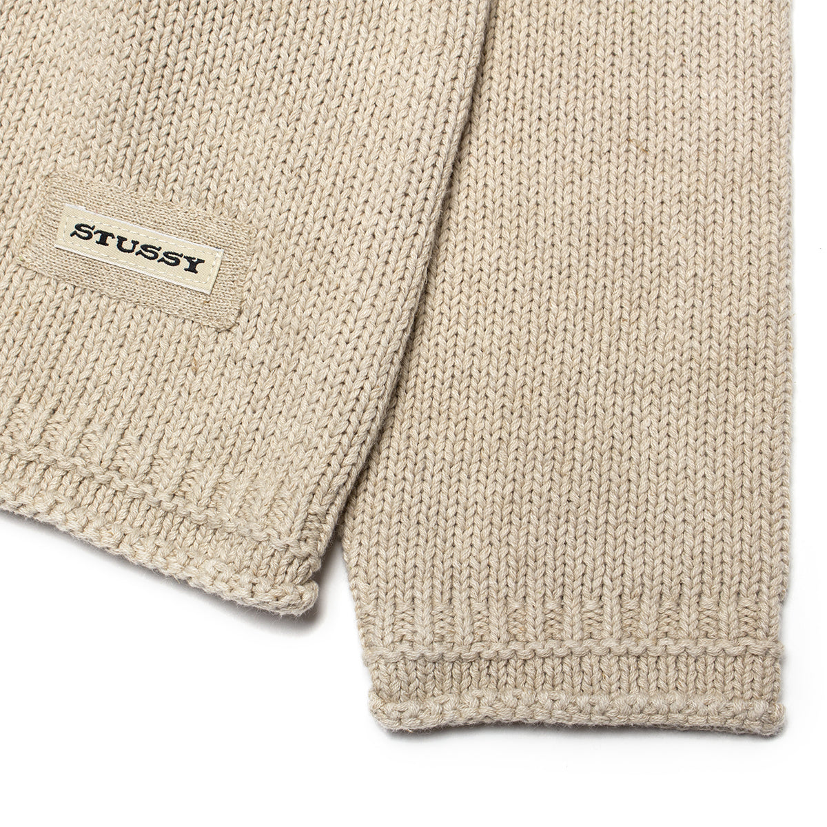 Stussy - Beach Hooded Sweater
Style # 117298
Color : Oatmeal