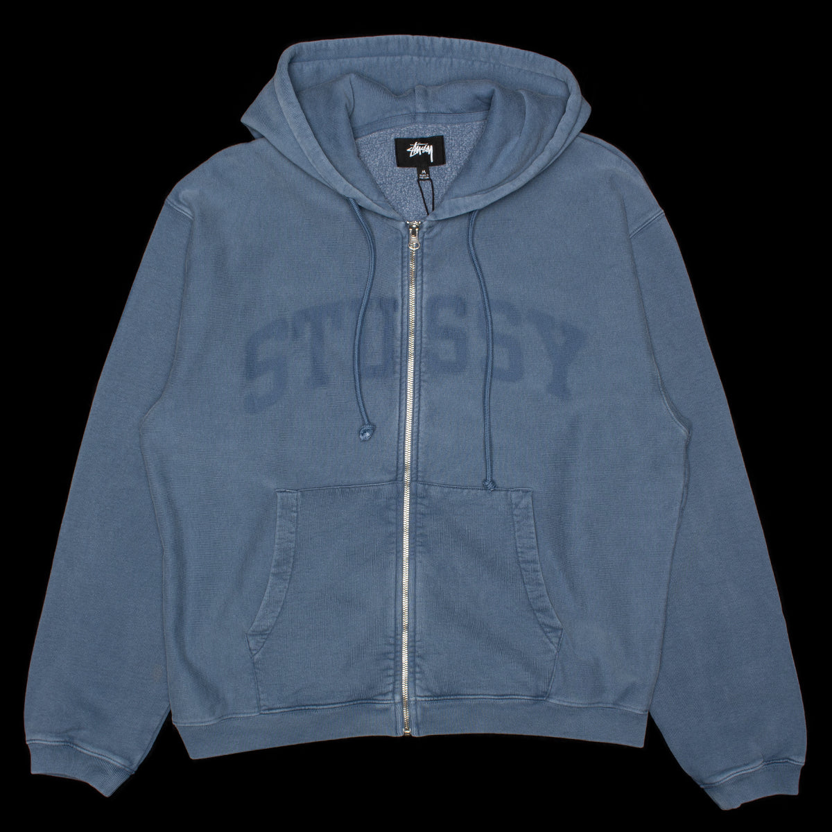 Stussy - Faded Graphic Zip Hoodie
Style # 118553
Color : Washed Navy