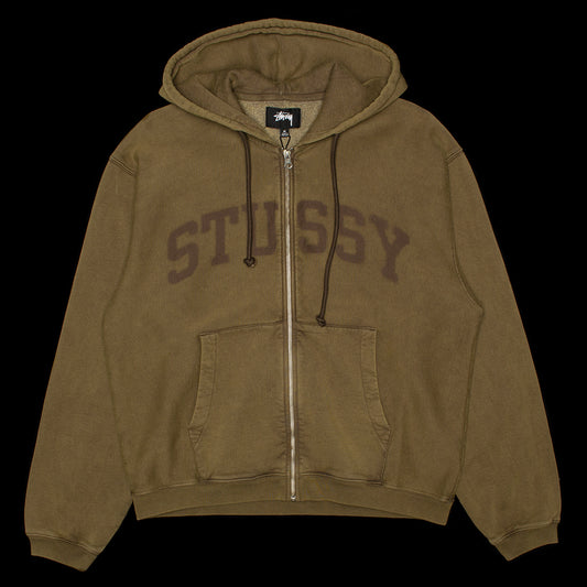 Stussy - Faded Graphic Zip Hoodie
Style # 118553
Color : Olive
