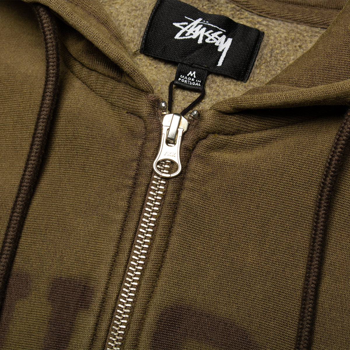 Stussy - Faded Graphic Zip Hoodie
Style # 118553
Color : Olive