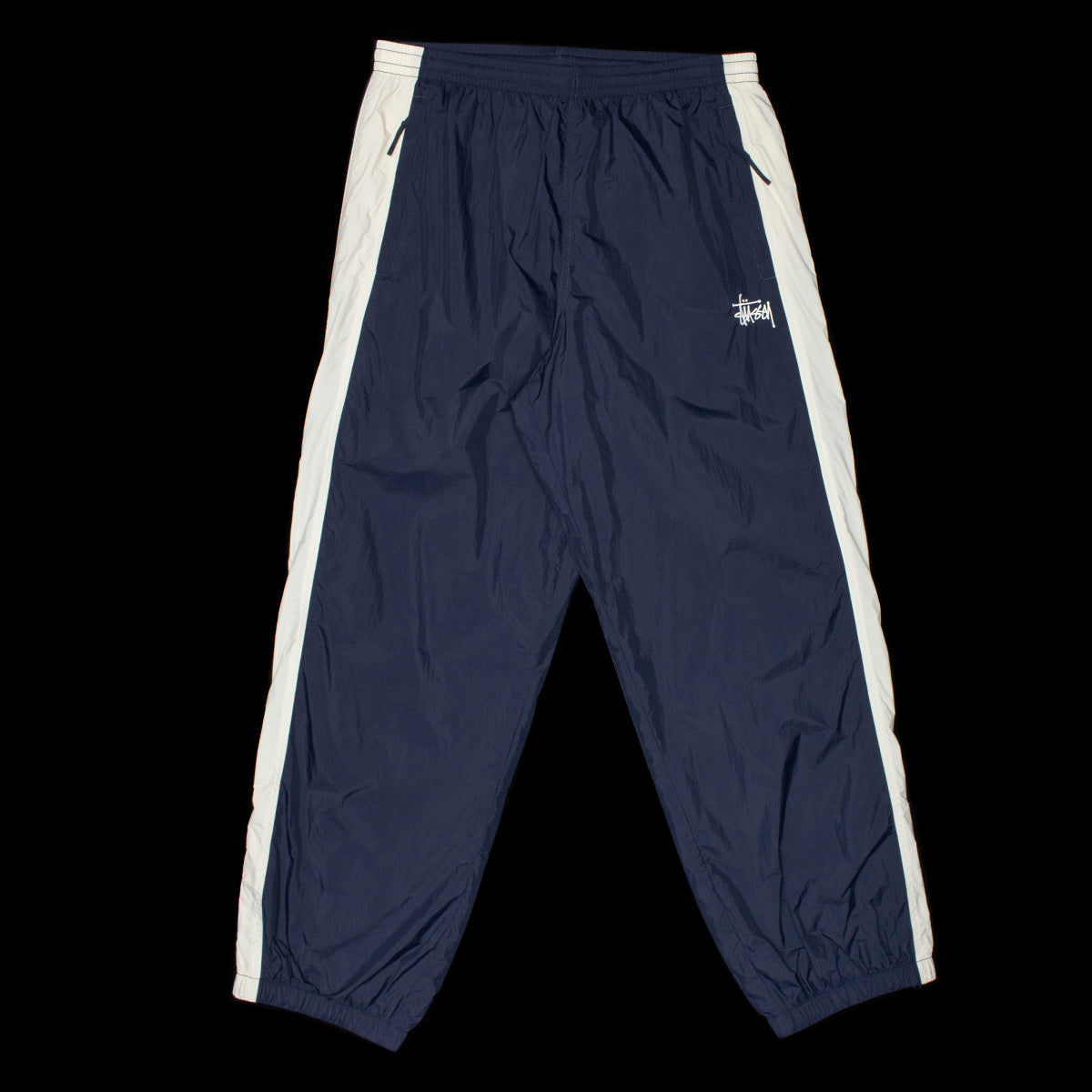 Stussy - Side Stripe Track Pant
Style # 116785
Color : Navy