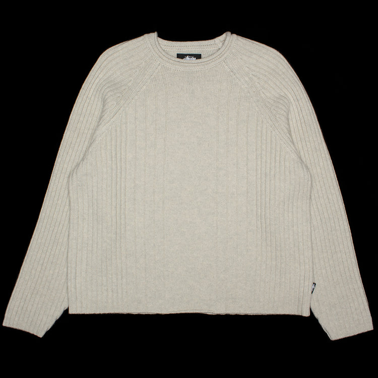 Stussy - Merino Roll Neck Sweater
Style # 117314
Color : Natural
