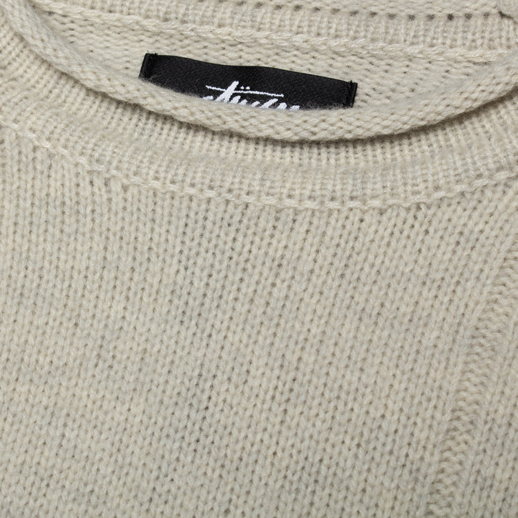 Stussy - Merino Roll Neck Sweater
Style # 117314
Color : Natural