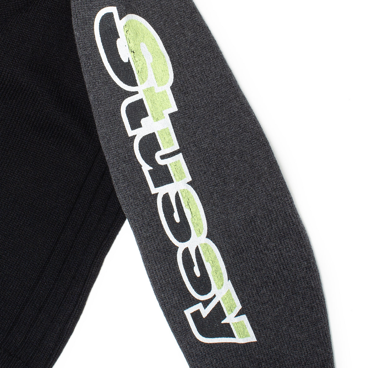 Stussy - Two Tone Raglan Sweater
Style # 117299
Color : Black