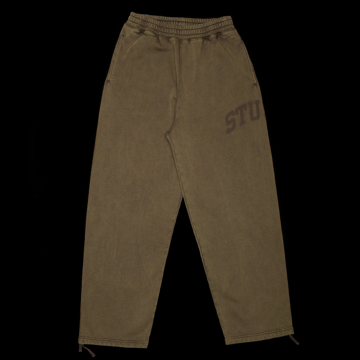 Stussy - Faded Graphic Fleece Pant
Style # 116667
Color : Washed Olive