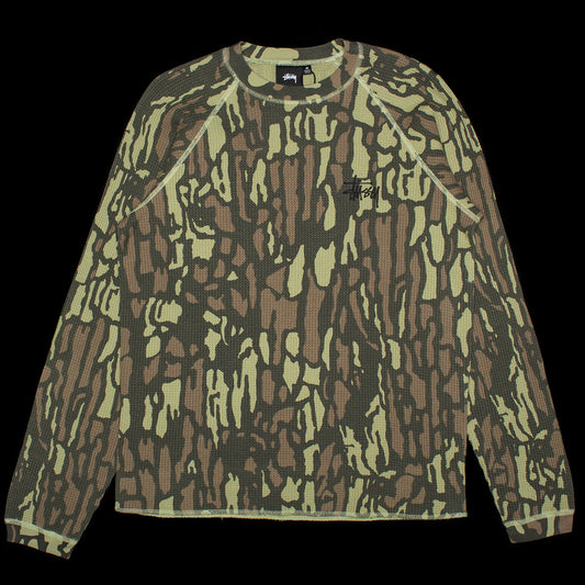 Stussy - Raglan Thermal Basic Stock
Style # 1140356
Color : Tree Bark Camo