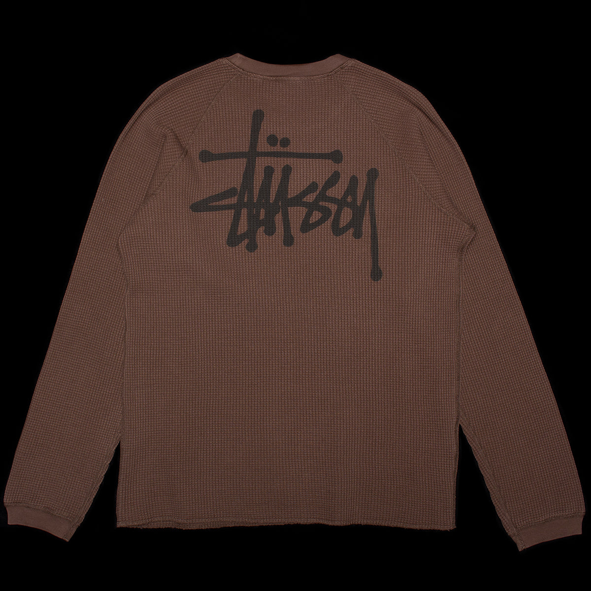 Stussy - Raglan Thermal Basic Stock
Style # 1140356
Color : Brown