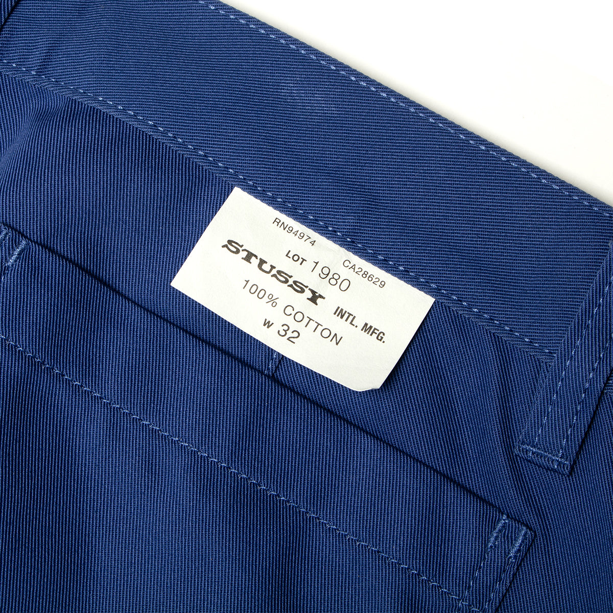 Stussy - Uniform Pant
Style # 116783
Color : Blue
