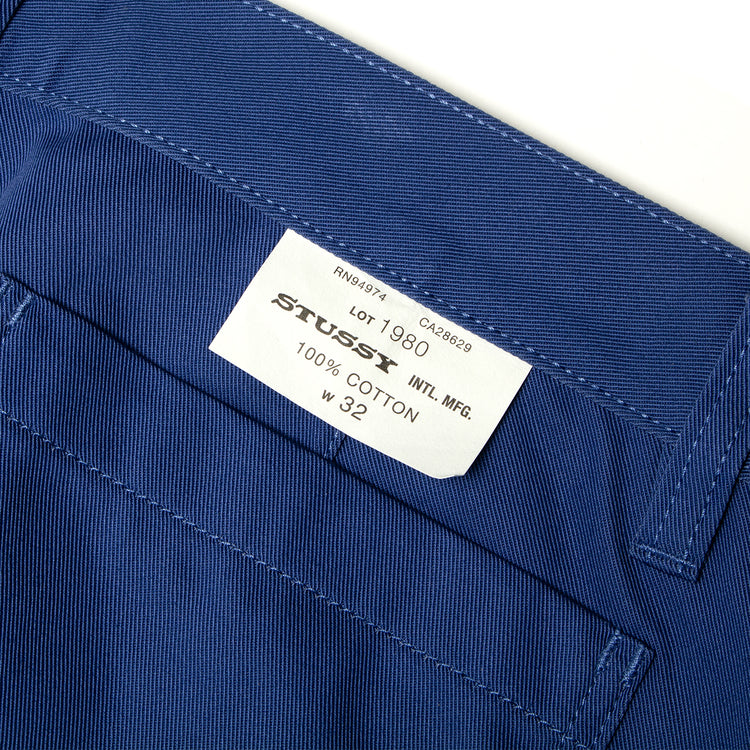 Stussy - Uniform Pant
Style # 116783
Color : Blue