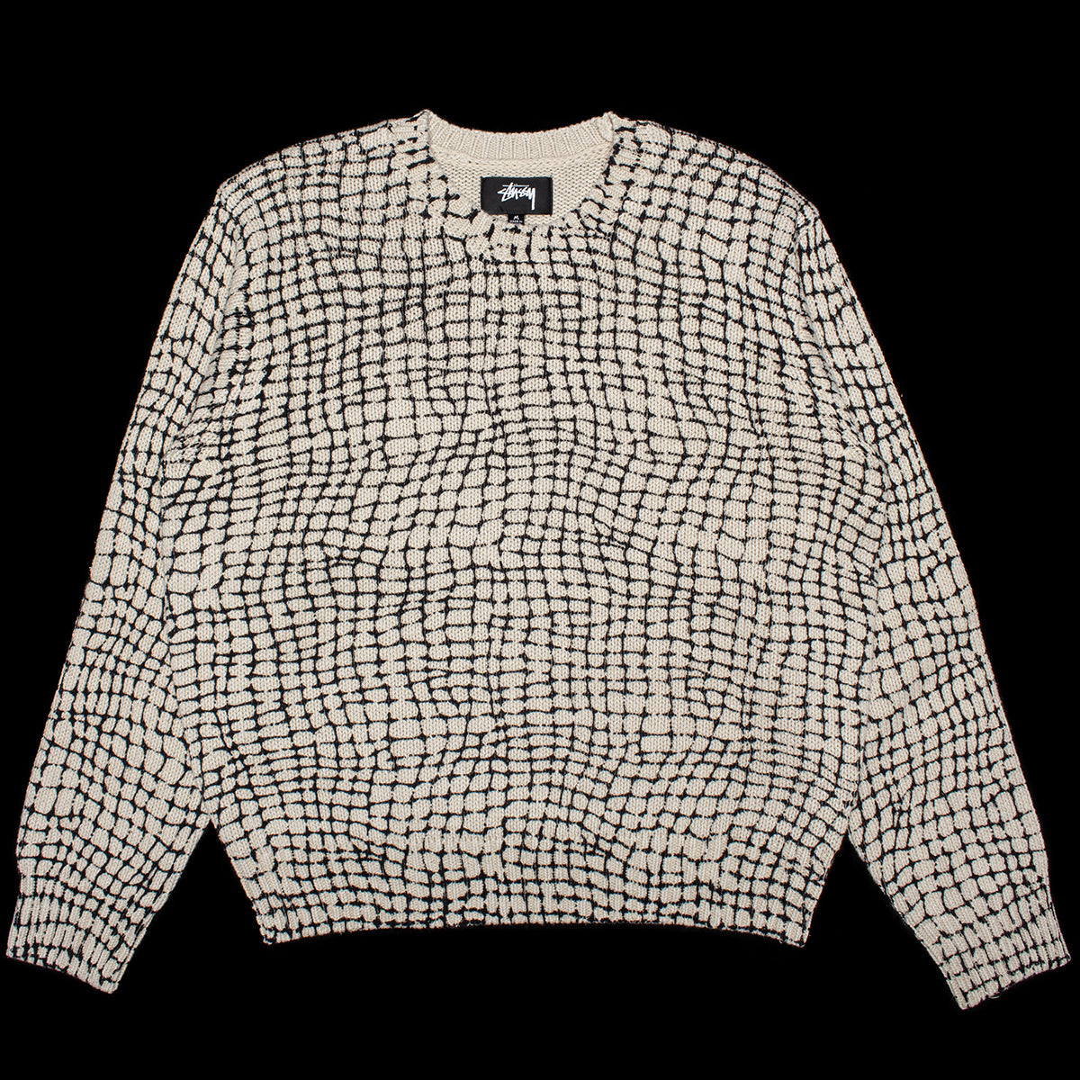 Stussy - Mesh Print Sweater
Style # 117313
Color : Mesh Net