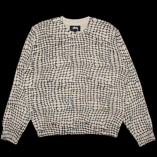 Stussy - Mesh Print Sweater
Style # 117313
Color : Mesh Net
