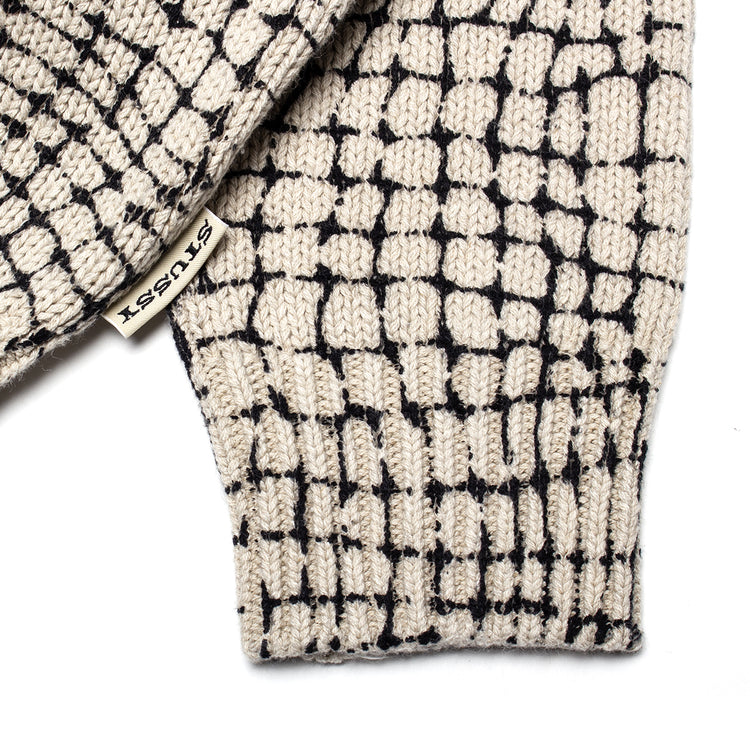 Stussy - Mesh Print Sweater
Style # 117313
Color : Mesh Net