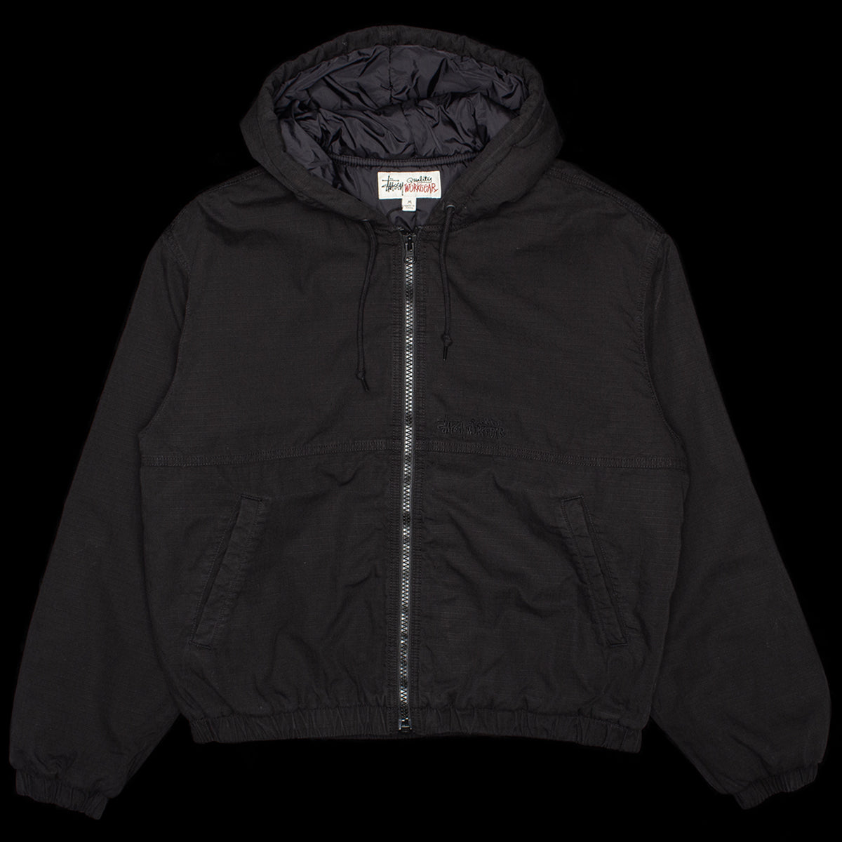 Stussy - Ripstop Work Jacket
Style # 115945
Color : Black
