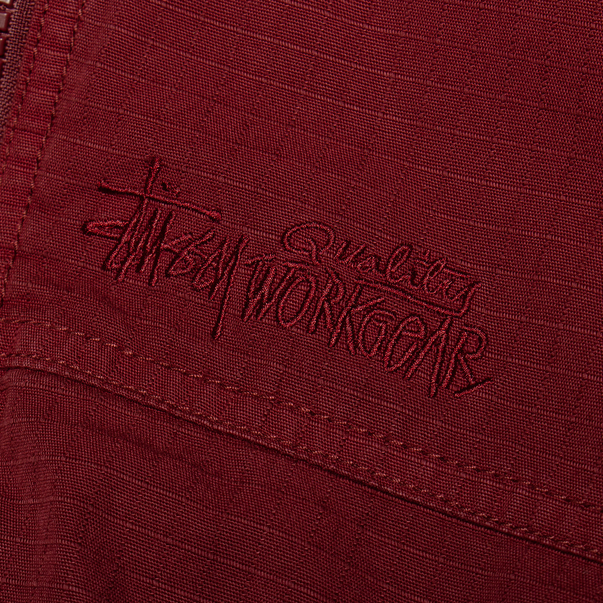 Stussy - Ripstop Work Jacket
Style # 115945
Color : Burgundy