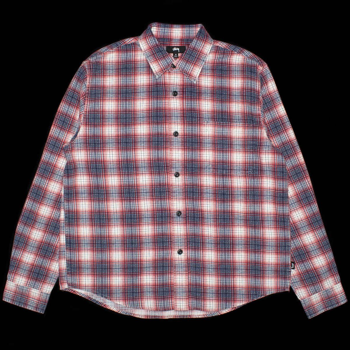 Stussy - Dax Plaid Shirt
Style # 1110402
Color : Red