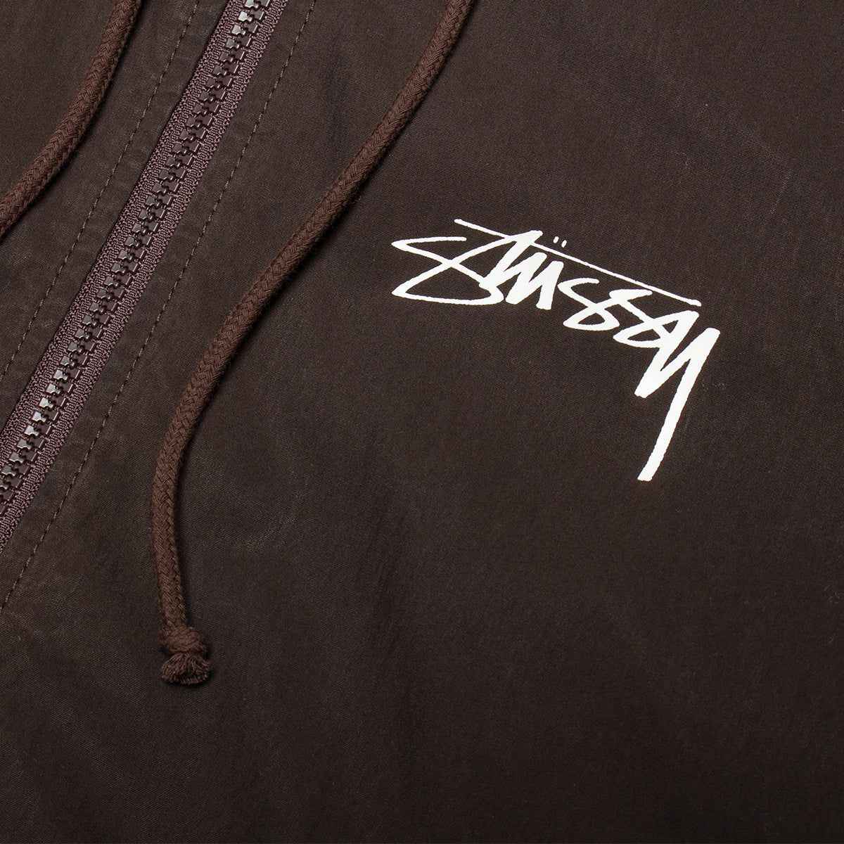 Stussy - Beach Shell Waxed Cotton&nbsp;
Style # 115951
Color : Brown