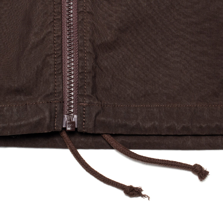 Stussy - Beach Shell Waxed Cotton&nbsp;
Style # 115951
Color : Brown