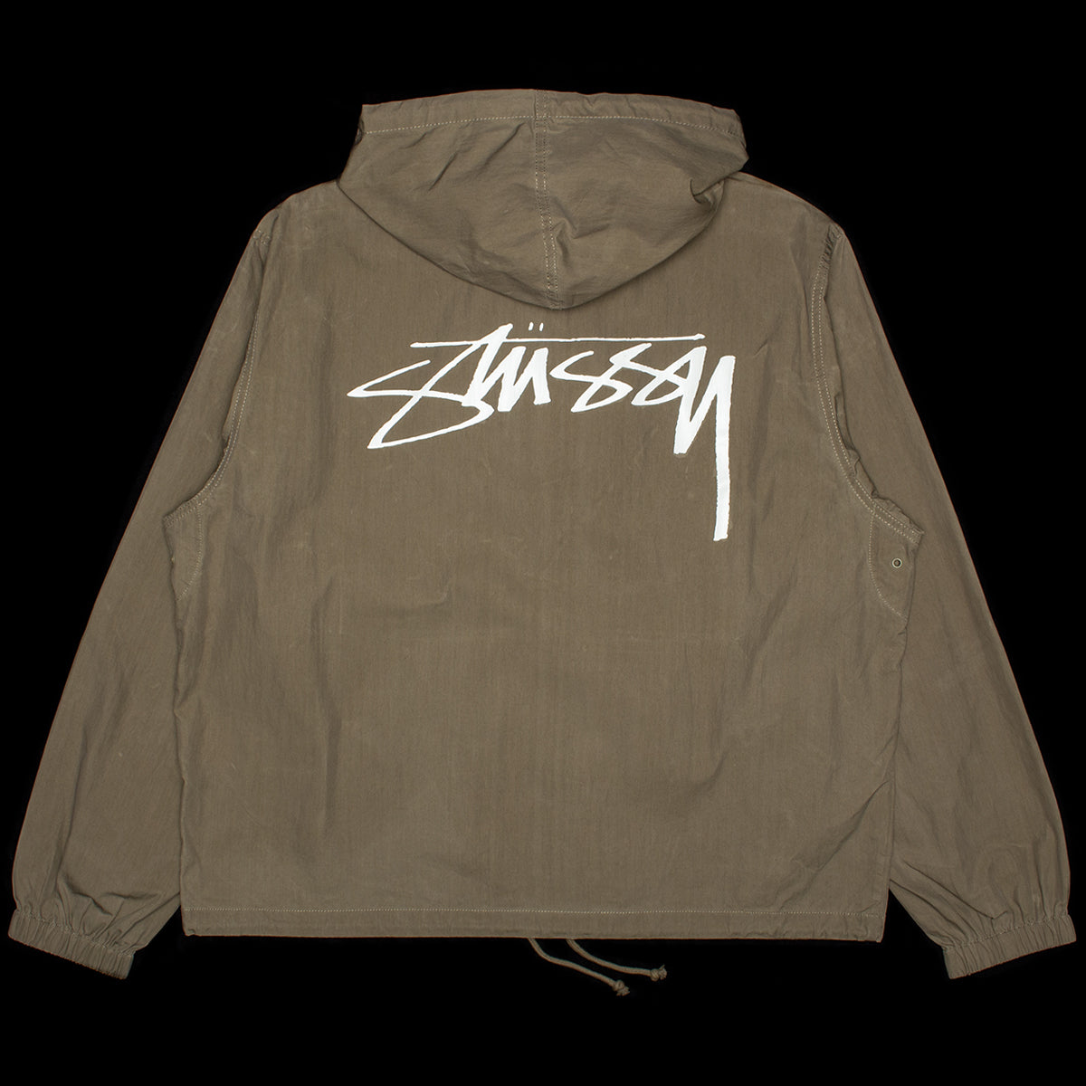 Stussy - Beach Shell Waxed Cotton&nbsp;
Style # 115951
Color : Olive