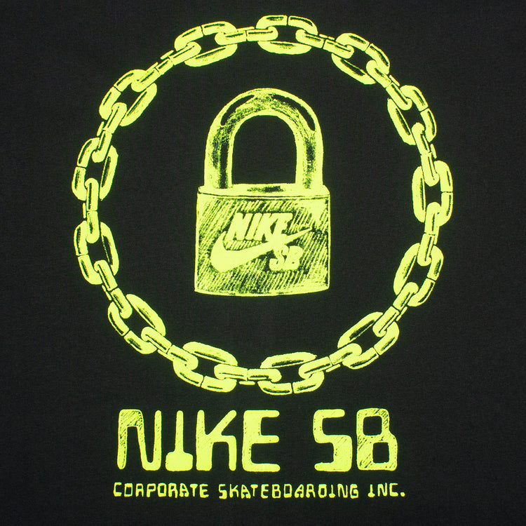 Nike SB | On Lock T-Shirt Style # FJ1139-010 Color : Black