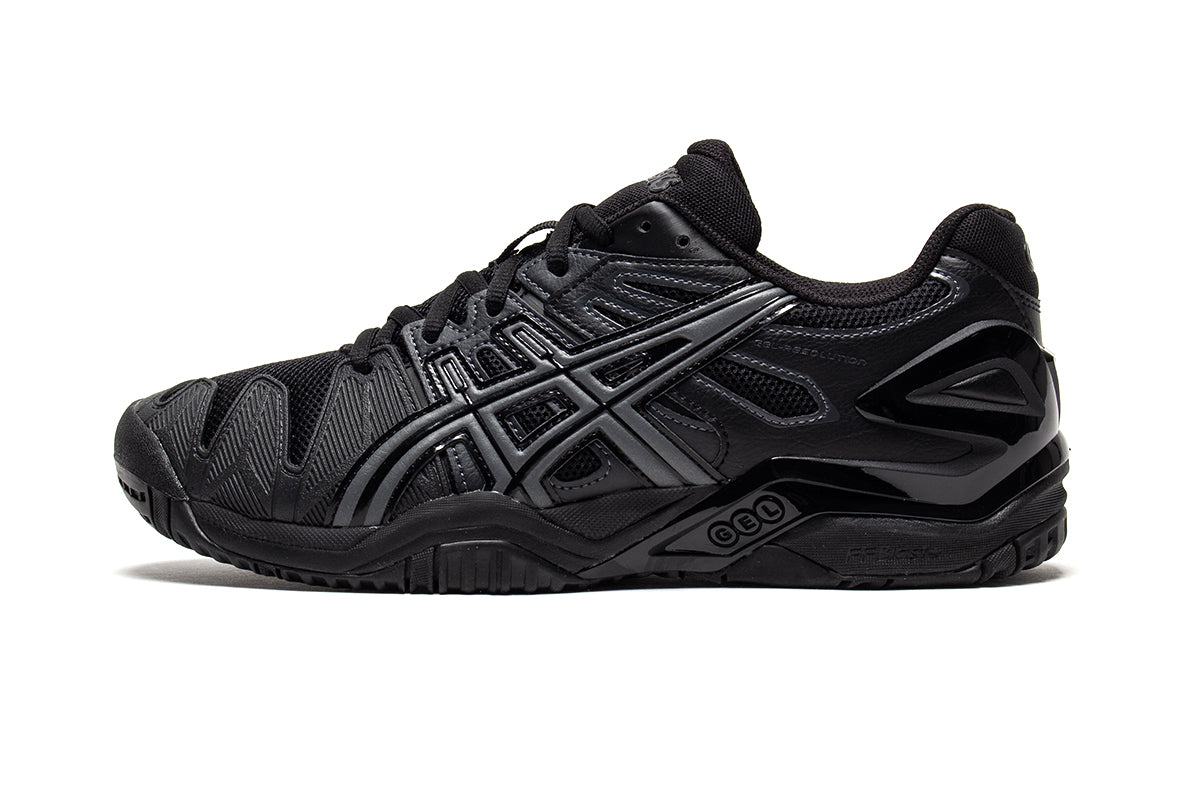 Asics - Gel-Resolution 5
Style # 1203A901.001
Color : Black / Graphite Grey