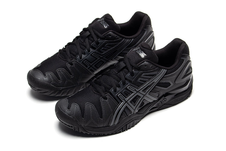 Asics - Gel-Resolution 5
Style # 1203A901.001
Color : Black / Graphite Grey