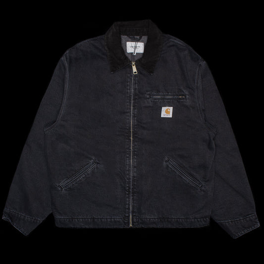 Carhartt WIP - OG Detroit Jacket (Winter)
Style # I037535-00E
Color : Black / Black (Stone Washed)