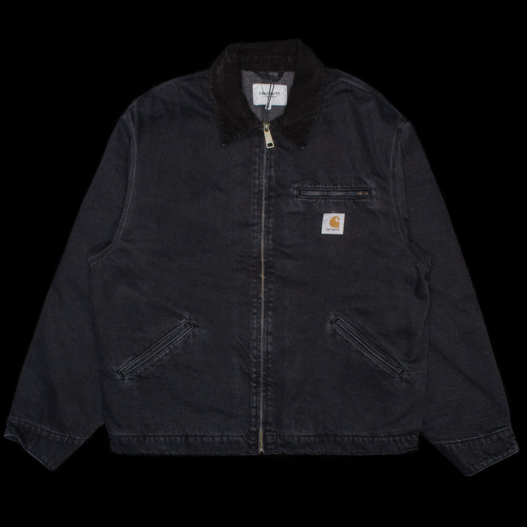 Carhartt WIP - OG Detroit Jacket (Winter)
Style # I037535-00E
Color : Black / Black (Stone Washed)