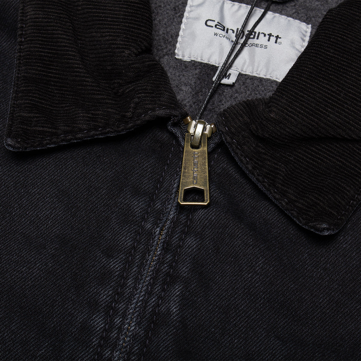 Carhartt WIP - OG Detroit Jacket (Winter)
Style # I037535-00E
Color : Black / Black (Stone Washed)