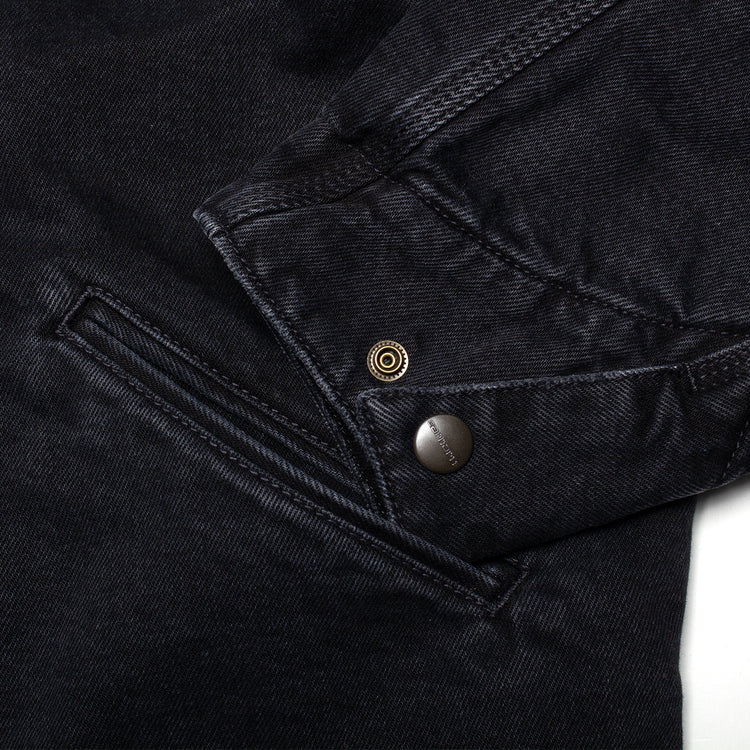 Carhartt WIP - OG Detroit Jacket (Winter)
Style # I037535-00E
Color : Black / Black (Stone Washed)