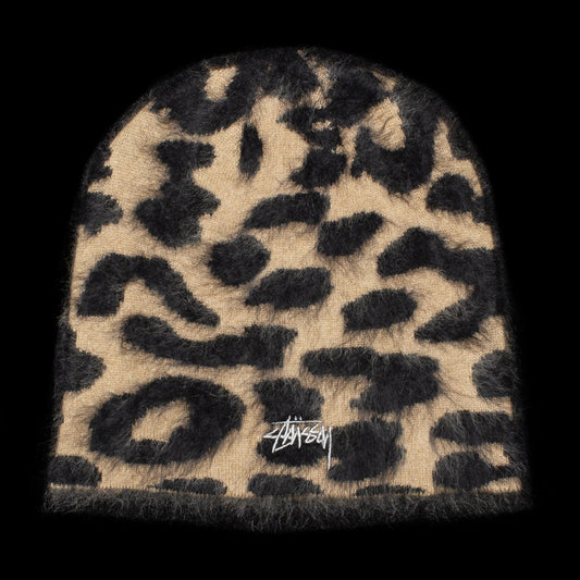 Stussy - Cashmere Leopard Skullcap
Style # 1321282
Color : Caramel