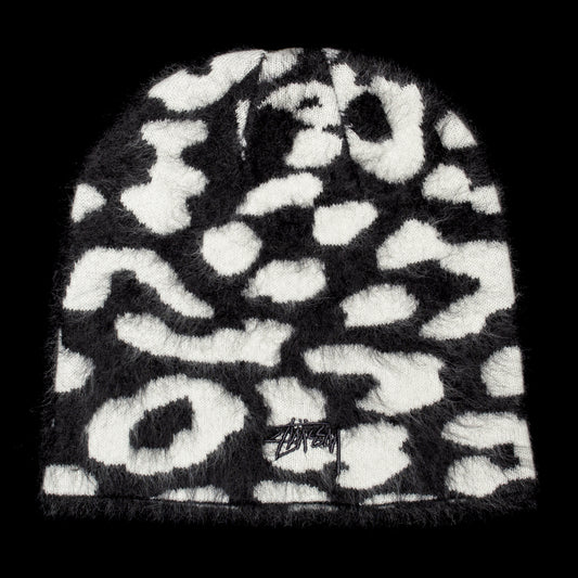 Stussy - Cashmere Leopard Skullcap
Style # 1321282
Color : Black