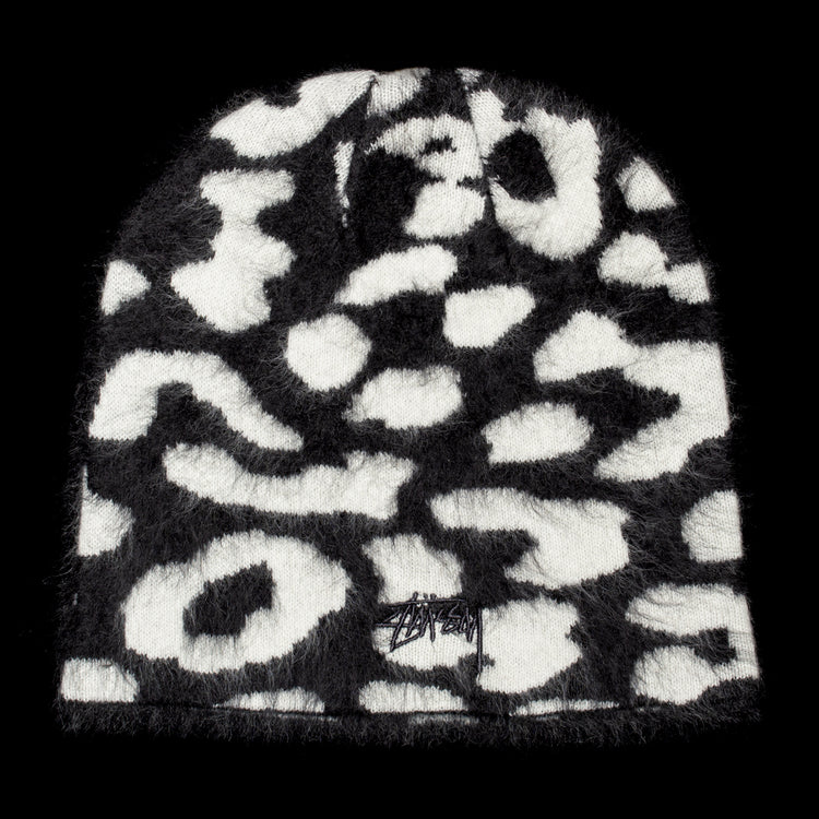 Stussy - Cashmere Leopard Skullcap
Style # 1321282
Color : Black