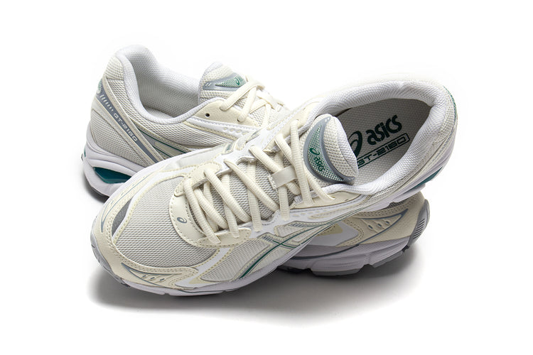 Asics | GT-2160
Style # 1203A320.105
Color : Cream / Jasper Green