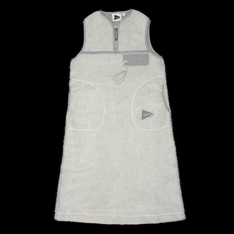 Gramicci x And Wander Women's Fleece Dress
Color : Light Grey