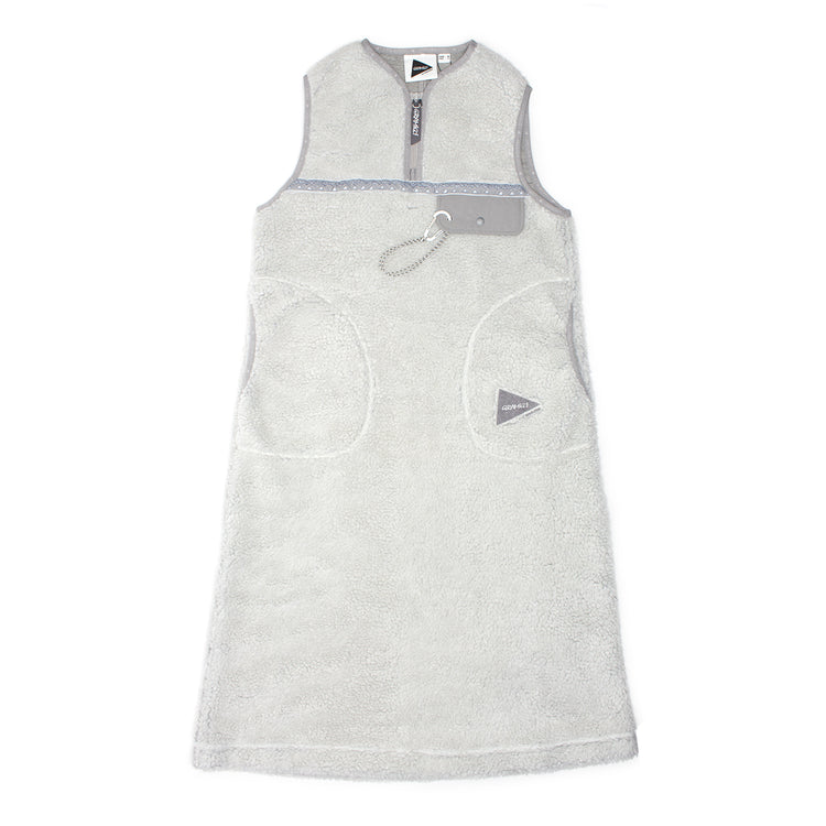 Gramicci x And Wander Women's Fleece Dress
Color : Light Grey