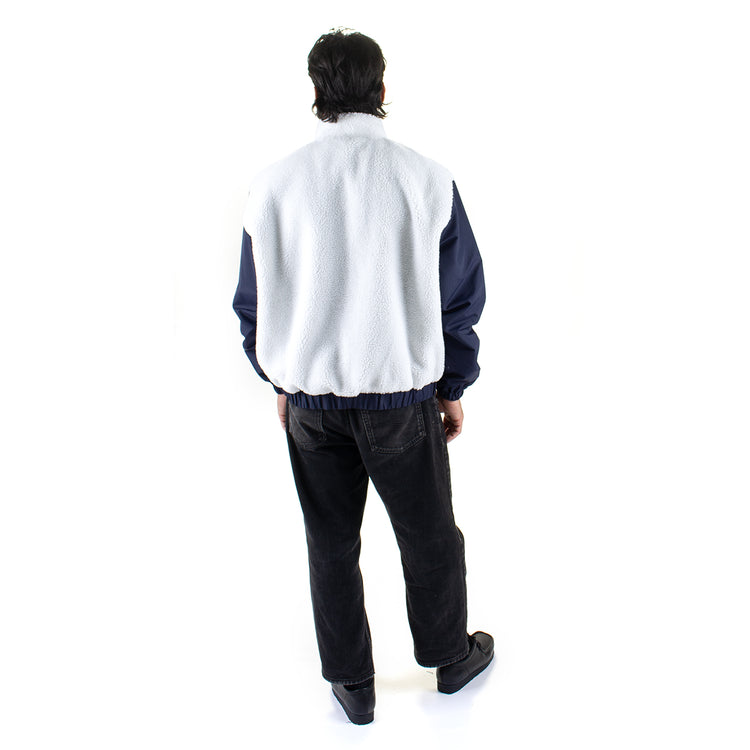 Grand Collection - Shibuya Sherpa Jacket
Color : White / Navy