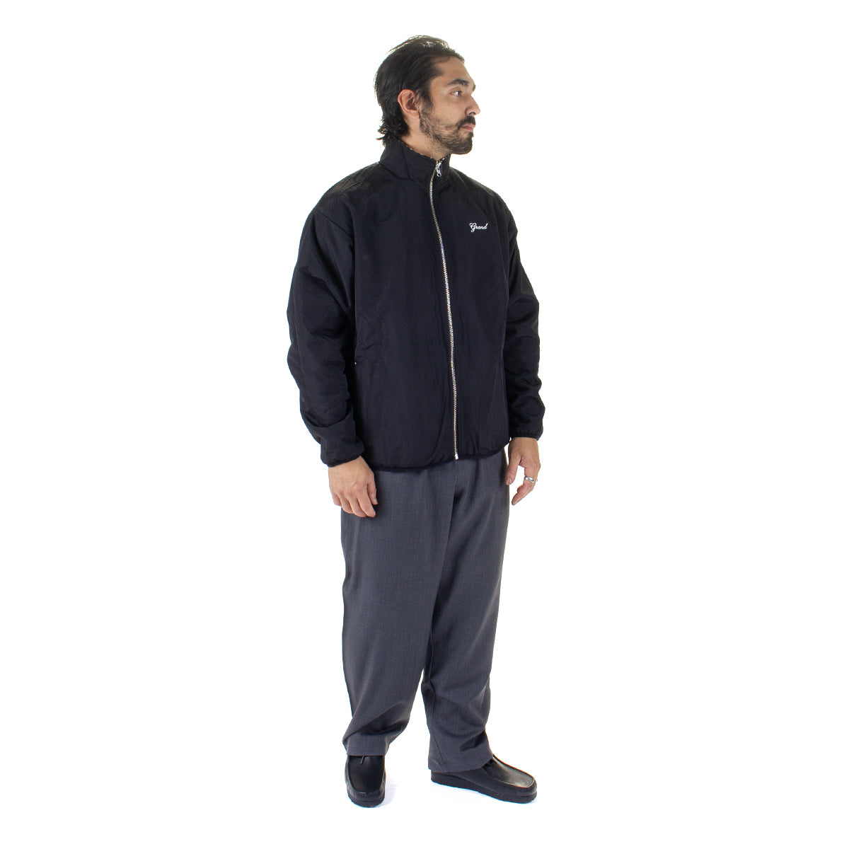 Grand Collection - Reversible Fleece Jacket
Color : Leopard Print / Black