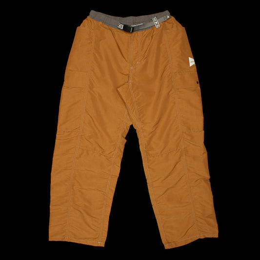 Gramicci x And Wander Women's Ripstop Voyager Pants
Color : Orange