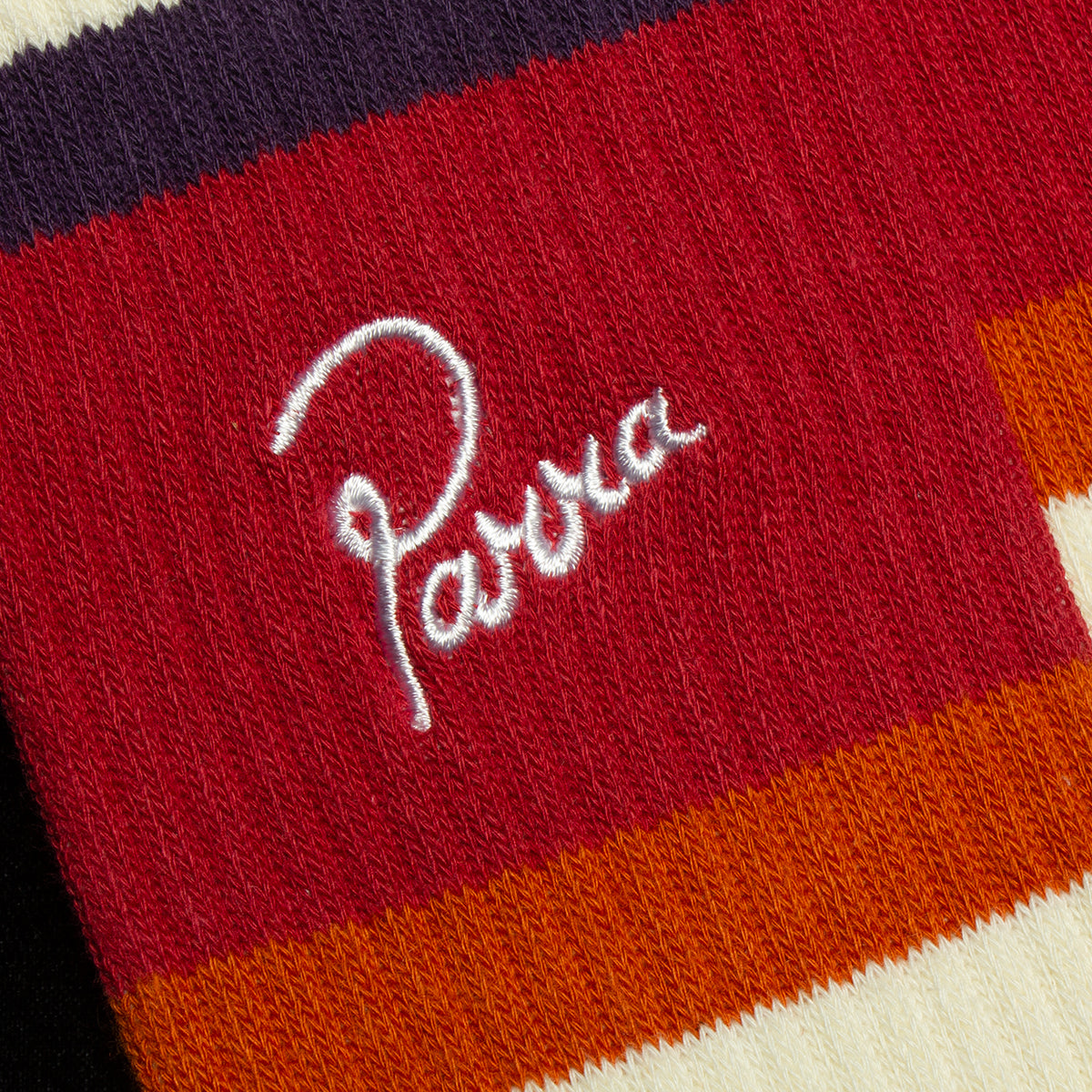 by Parra | Script Logo Crew Socks Style # 50255 Color : Off White