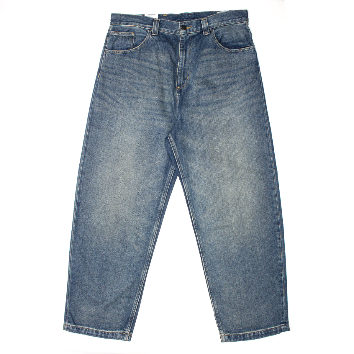 Carhartt WIP - Brandon Pant
Style # I035893-014Q
Color : Blue (Worn Used Washed)