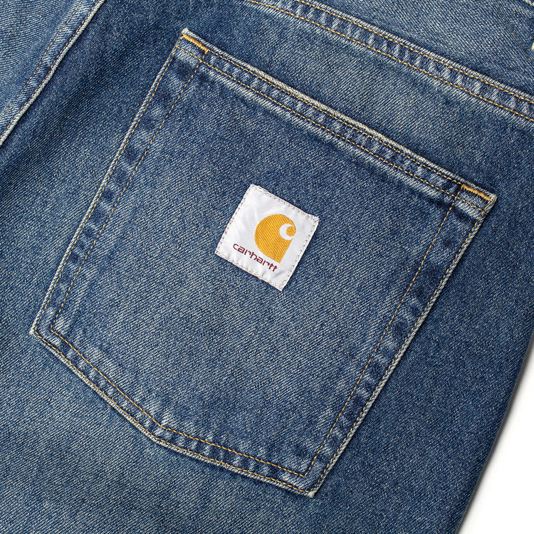 Carhartt WIP - Brandon Pant
Style # I035893-014Q
Color : Blue (Worn Used Washed)