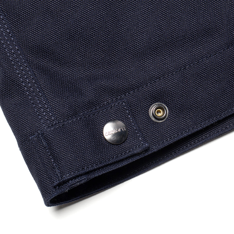 Carhartt WIP - Detroit Jacket
Style # I015264-0DI
Color : Dark Navy / Black (Rigid)