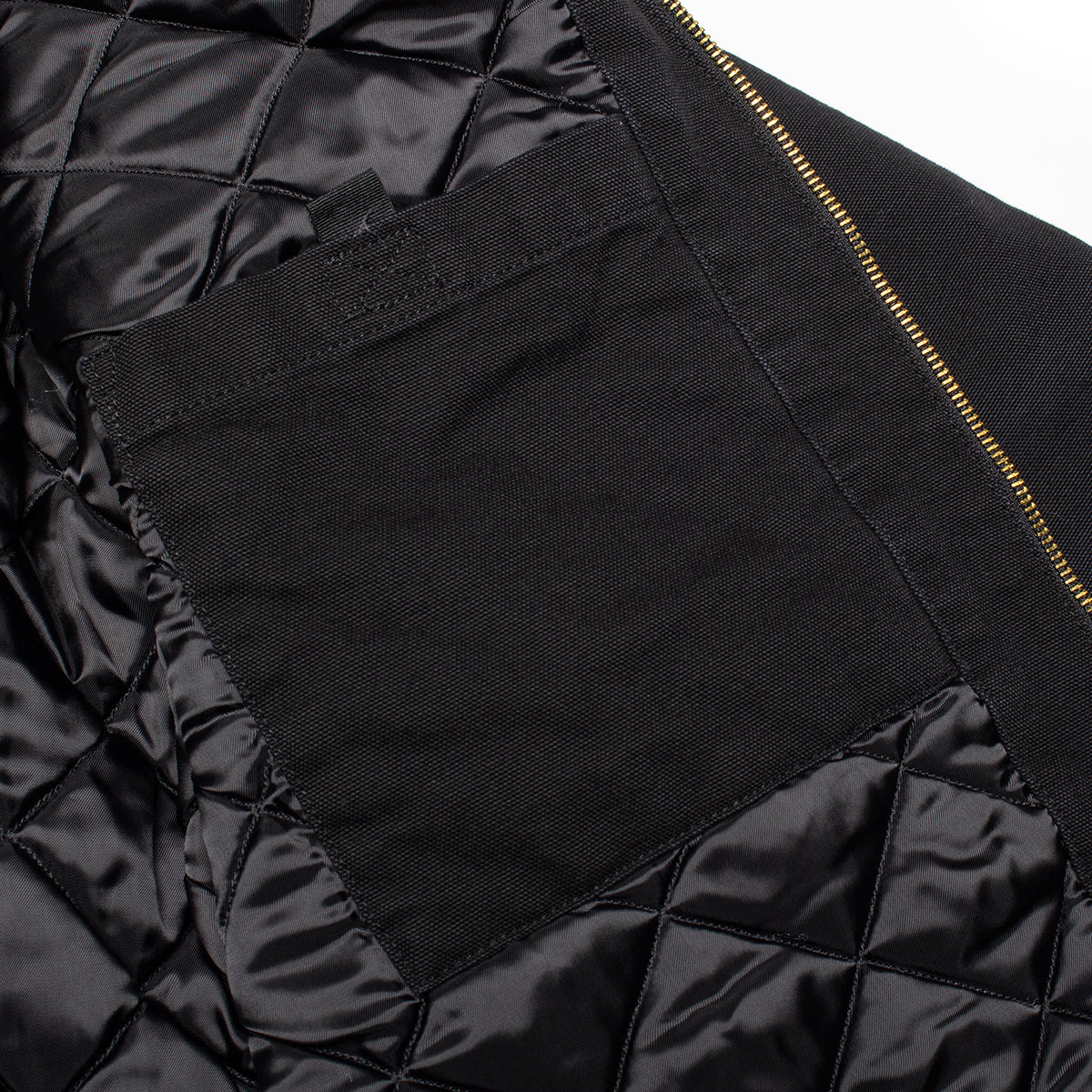 Carhartt WIP - OG Detroit Jacket
Style # I035614-00E
Color : Black / Black (Stone Canvas)