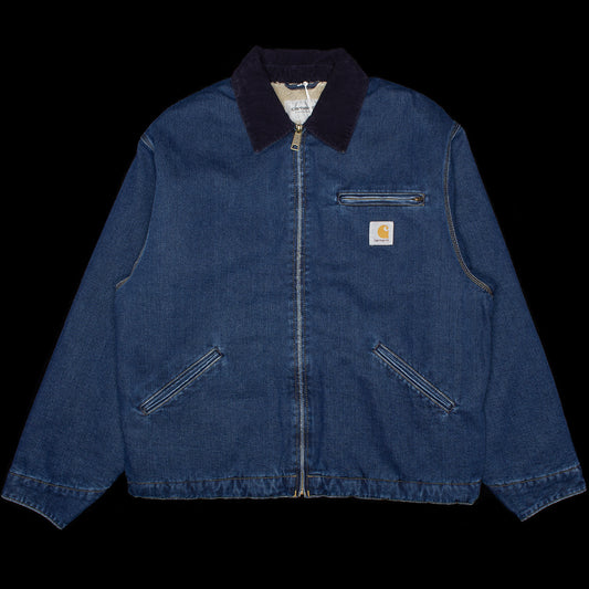 Carhartt WIP - OG Detroit Jacket
Style # I035878-453
Color : Blue / Dark Navy (Stone Washed)