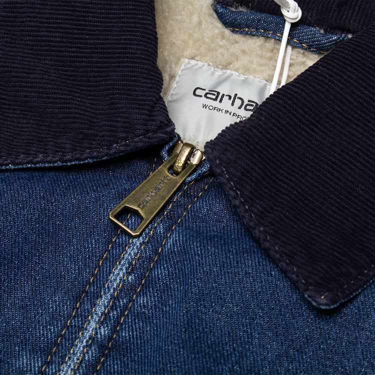 Carhartt WIP - OG Detroit Jacket
Style # I035878-453
Color : Blue / Dark Navy (Stone Washed)