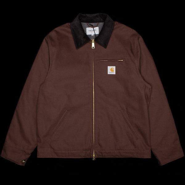 ジャケット・アウター Ounce Detroit Jacket (charcoal) CARHARTT WIP - OG Detroit Jacket Tobacco / Black stone