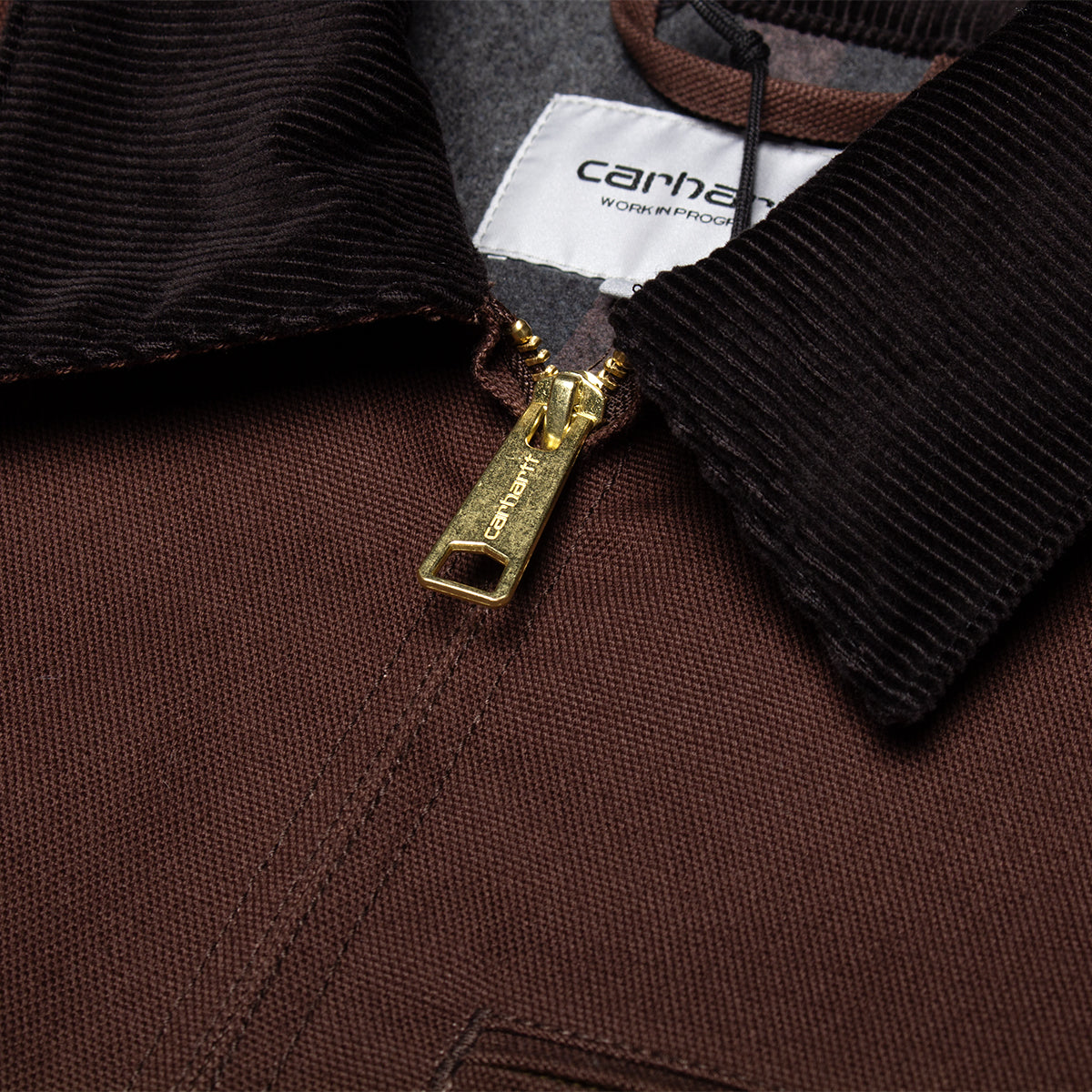 Carhartt WIP - Detroit Jacket
Style # I015264-1YL
Color : Tobacco / Black (Rigid)